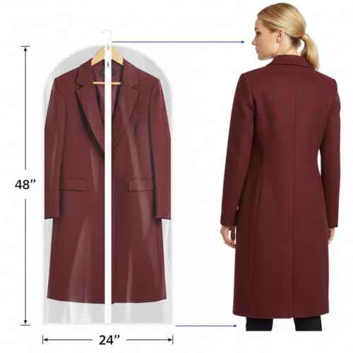 All Clear Garment Bags for Travel (6 Count)