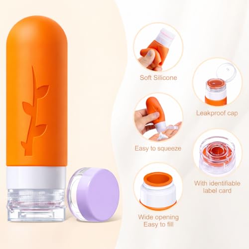 Travel Containers for Toiletries (18 Count)