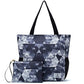 Large Capacity Foldable Tote Bag With Zipper