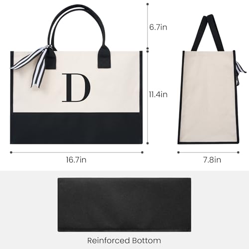Initial Tote Bag