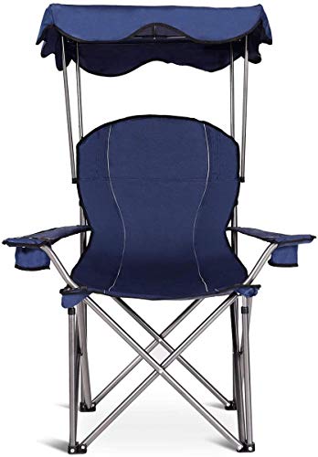 Camping Chair with Canopy Shade