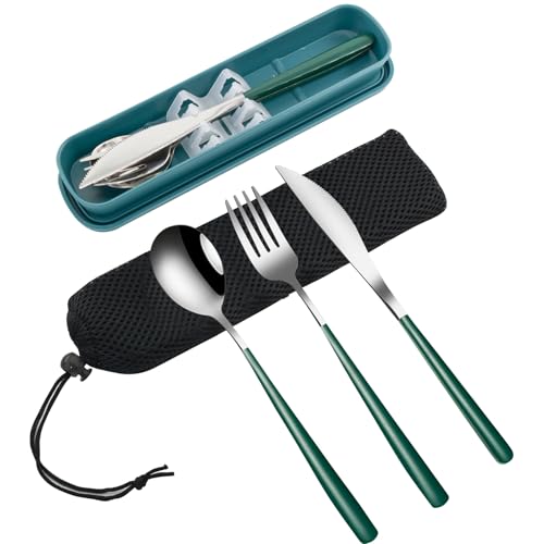 3 Piece Portable Travel Utensils Set with Case 18 (3 Count)