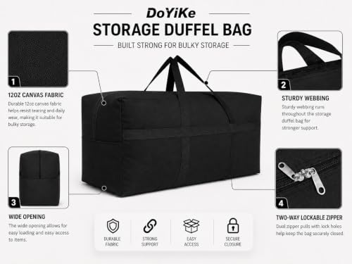 Canvas Storage Duffle Bag