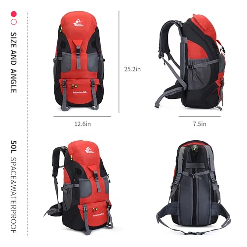 50L Hiking Backpack