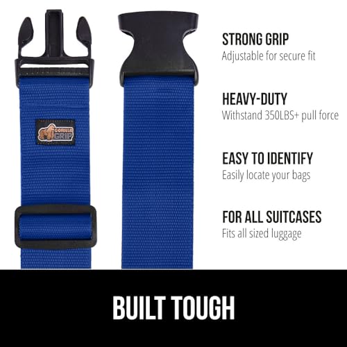 Heavy Duty Luggage Straps for Suitcase (2 Count)