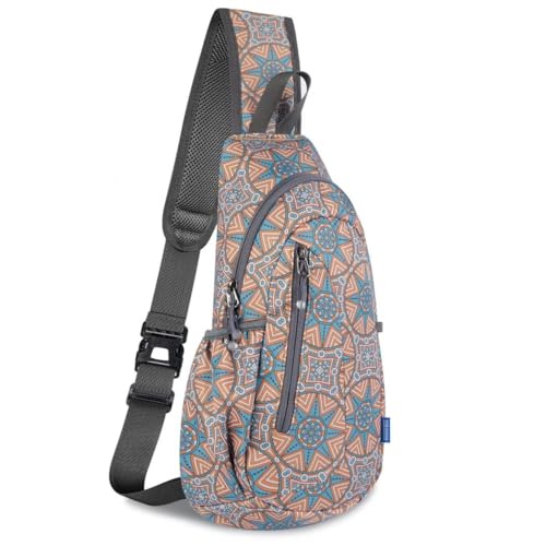 Small Sling Bag Lightweight Crossbody Bag for Easter Gifts Women Men Hiking Backpack Travel Shoulder Bag Chest Daypack for Gym Work Outdoor Sports Mix