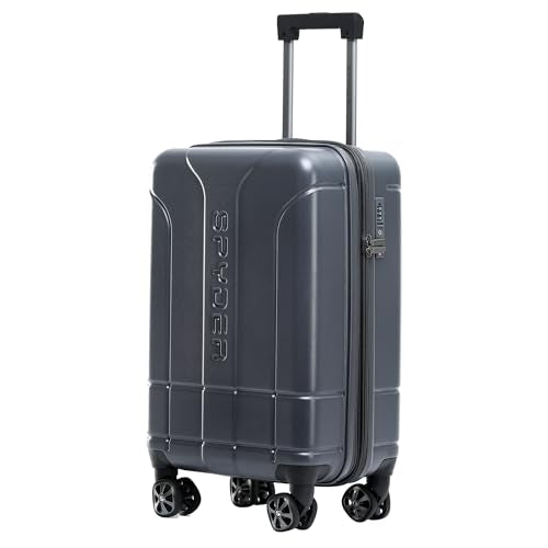 Carve 20 Inch Carry On Expandable Hardside Upright Suitcase with 360° Spinner Wheels