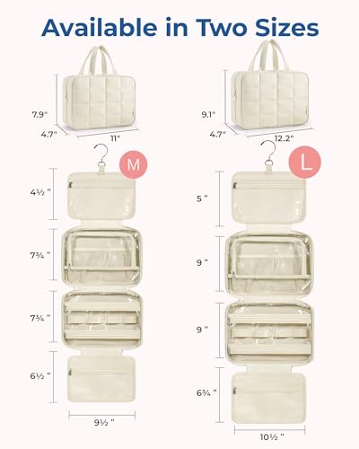 Travel Toiletry Bag with Jewelry Organizer