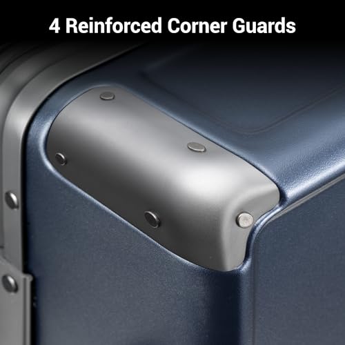 Zipperless Checked Luggage with Aluminum Frame