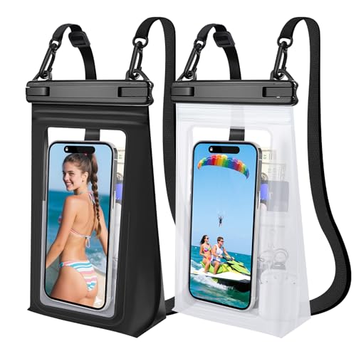 2 Pack Large Waterproof Phone Pouch