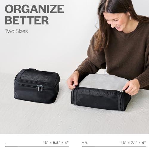 Compression Packing Cubes for Travel (2 Count)