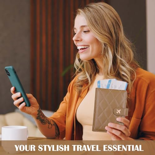 Premium Leather Passport Holder Covers Case