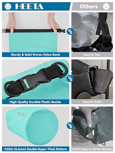 Waterproof Dry Bag Backpack with Emergency Whistle