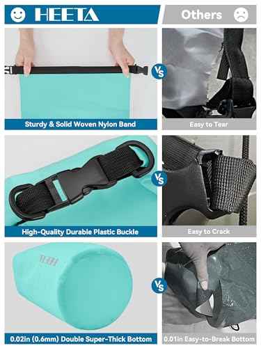 Waterproof Dry Bag Backpack with Emergency Whistle