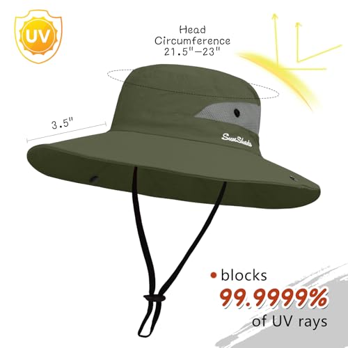Women's Ponytail Safari Sun Hat