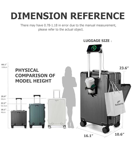 PC Hardside Carry On Luggage