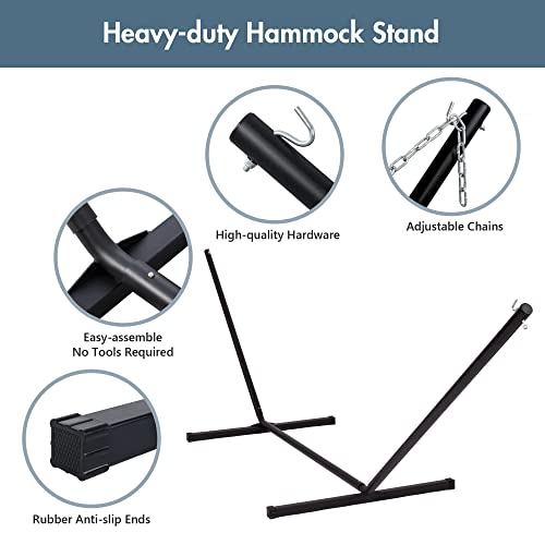 Double Hammock with 12FT Stand Included