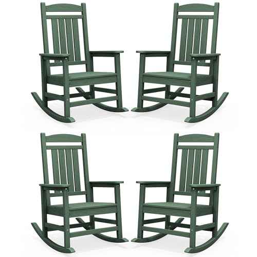 Outdoor Rocking Chair Set of 4 (4 Count)