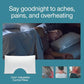 Cool+ Cut Out Adjustable Pillow Queen with Cooling Gel & Shoulder Cut