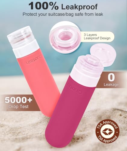 Travel Bottles for Toiletries (4 Count)