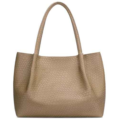 Tote Bag for Women Vegan Leather Shoulder Purse Trendy Travel Bag