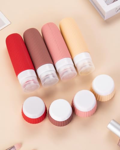 Travel Bottles for Toiletries 8 Pack (8 Count)