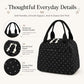 Lunch Bag for Women Men Cute Corduroy Lunch Tote Bags Reusable Insulated Lunch Box Large Capacity Reusable Insulated Cooler for Work Picnic or Travel