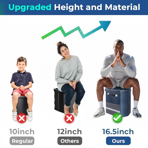 2026 Upgraded XL Portable Toilet for Adults