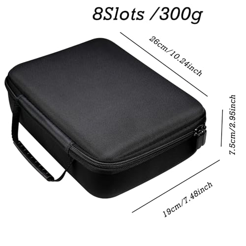 8 Slots Hard Watch Travel Case