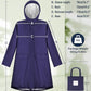 Waterproof Rain Poncho for Women Packable Hooded Raincoat with Pocket