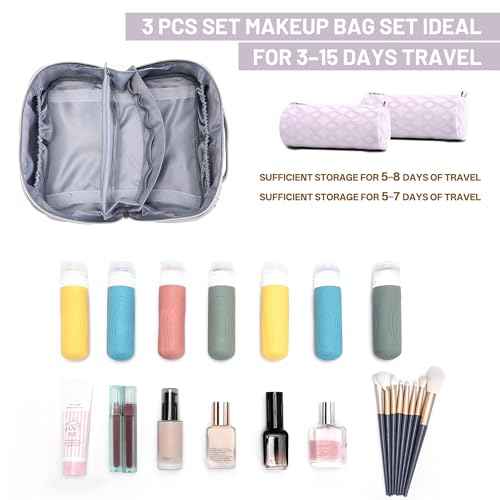 Travel Makeup Bag (3 Count)