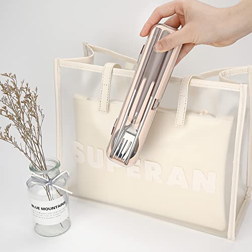 Travel Utensils with Case (4 Count)