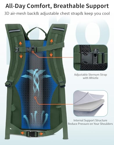 Small Hiking Backpack for Men Women