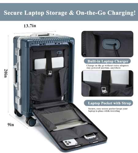 PC Hardside Carry On Luggage