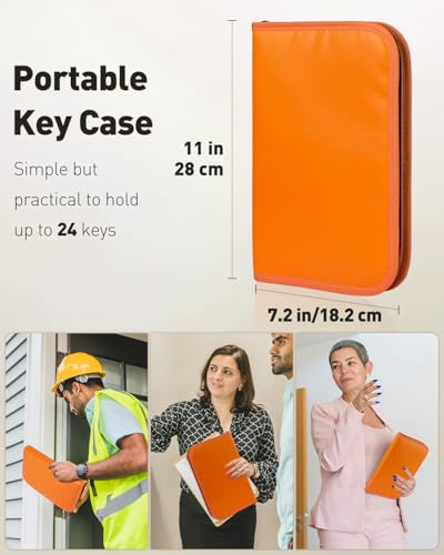 24 Hook Portable Key Organizer