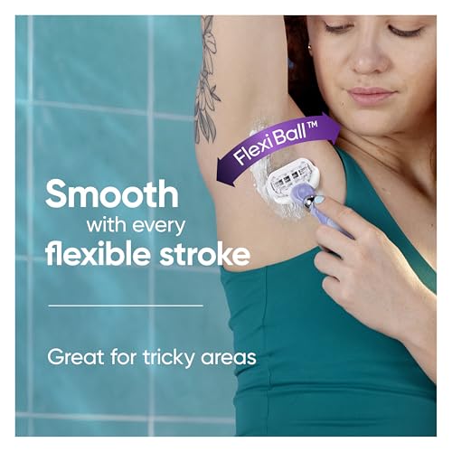 Deluxe Smooth Swirl Women's Razor Handle + 2 Blade Refills