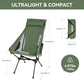2 Pack High Back Camping Chair for Adults (2 Count)