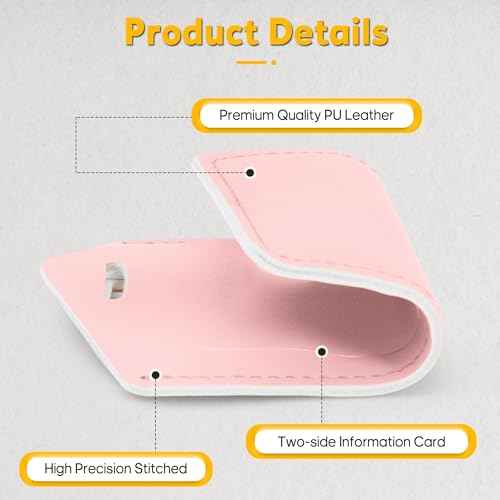 8 Pack Luggage Tags for Suitcases Airplane Travel Essentials (8 Count)