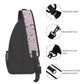 Sling Bag Mushrooms Vintage Botanical Hiking Daypack Crossbody Shoulder Backpack Travel Chest Pack for Men Women