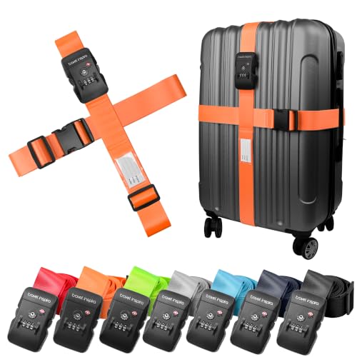 TSA Approved Luggage Strap Heavy Duty Suitcase Belt