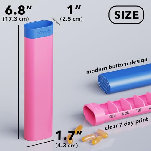 2 Pack Pill Organizer Box 7 Day