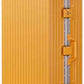 Luggage PC+ABS Aluminum Frame Zipperless Checked Luggage Hard Shell Suitcase with TSA Lock Double Spinner Wheels 28 Inch Orange