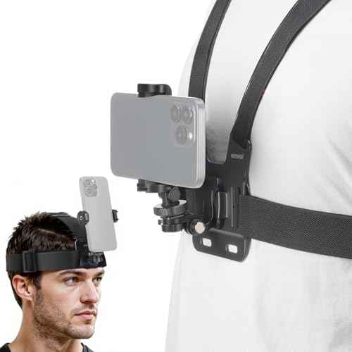 Mobile Phone Chest Mount Head Strap Mount