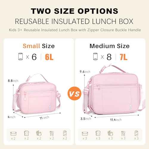 Reusable Insulated Kids Lunch Bag