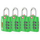 Open Alert TSA Approved Luggage Locks (4 Count)