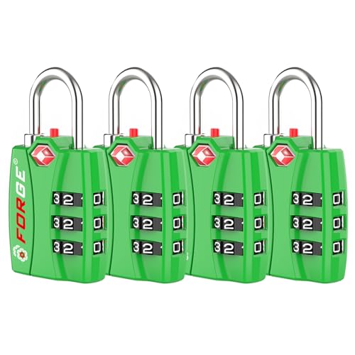 Open Alert TSA Approved Luggage Locks (4 Count)