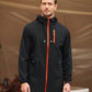 Long Rain Jackets Lightweight Hooded Packable Raincoat Waterproof Outdoor Hiking Windbreaker Jacket for Men