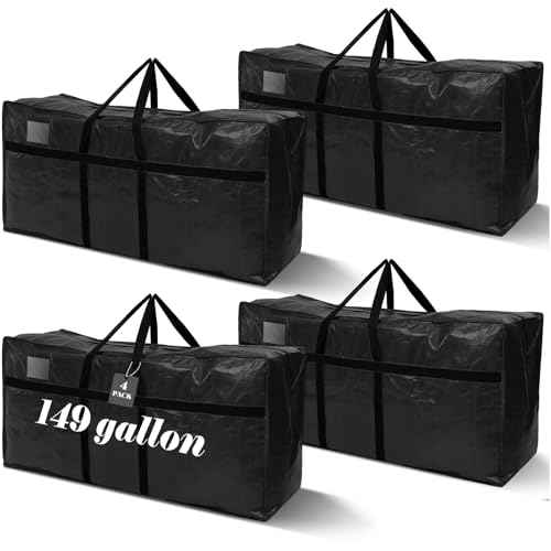 4 Pcs 149 Gallon Extra Large Moving Bags Heavy Duty Storage Bag (4 Count)