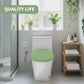 Microfiber Elongated Toilet Seat Cover 19.5"x 15" Machine Washable