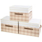 Collapsible Storage Bins with Lids (3 Count)